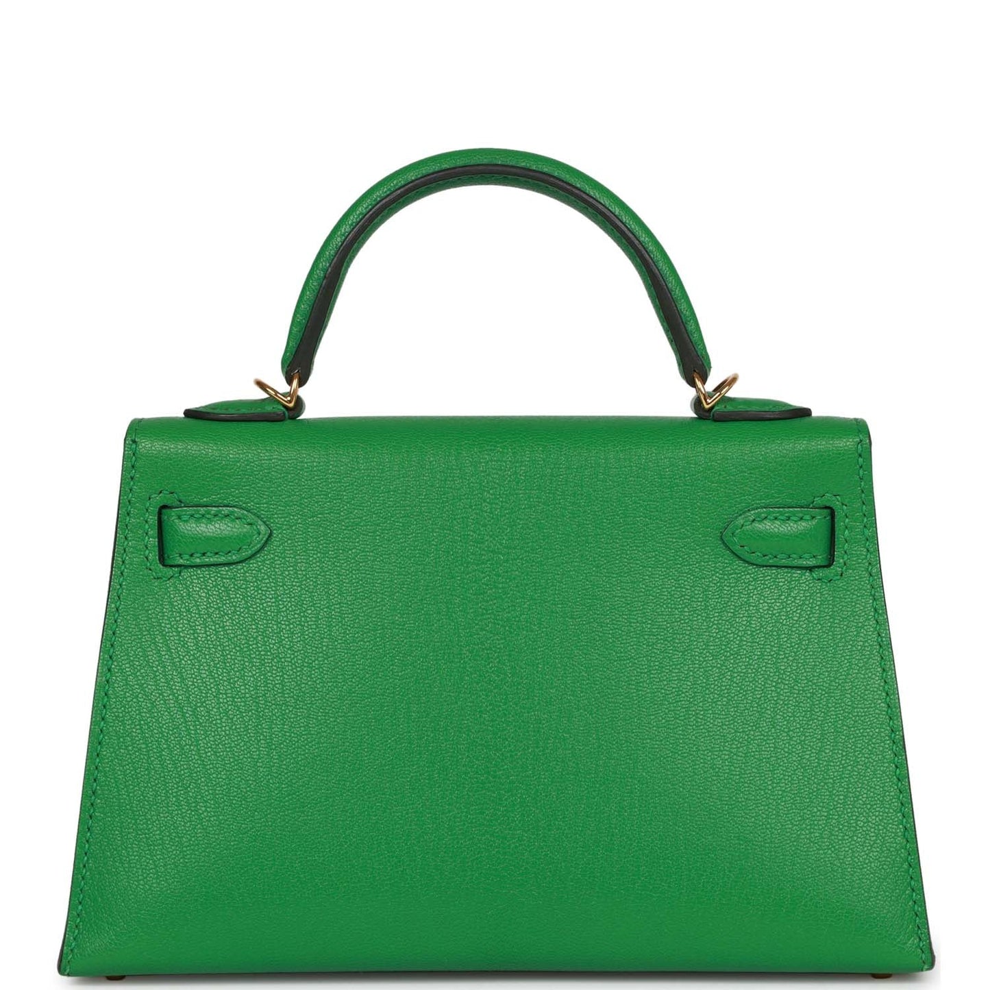 Luxury Hermes Kelly Sellier 20 Bambou Chevre Gold Hardware