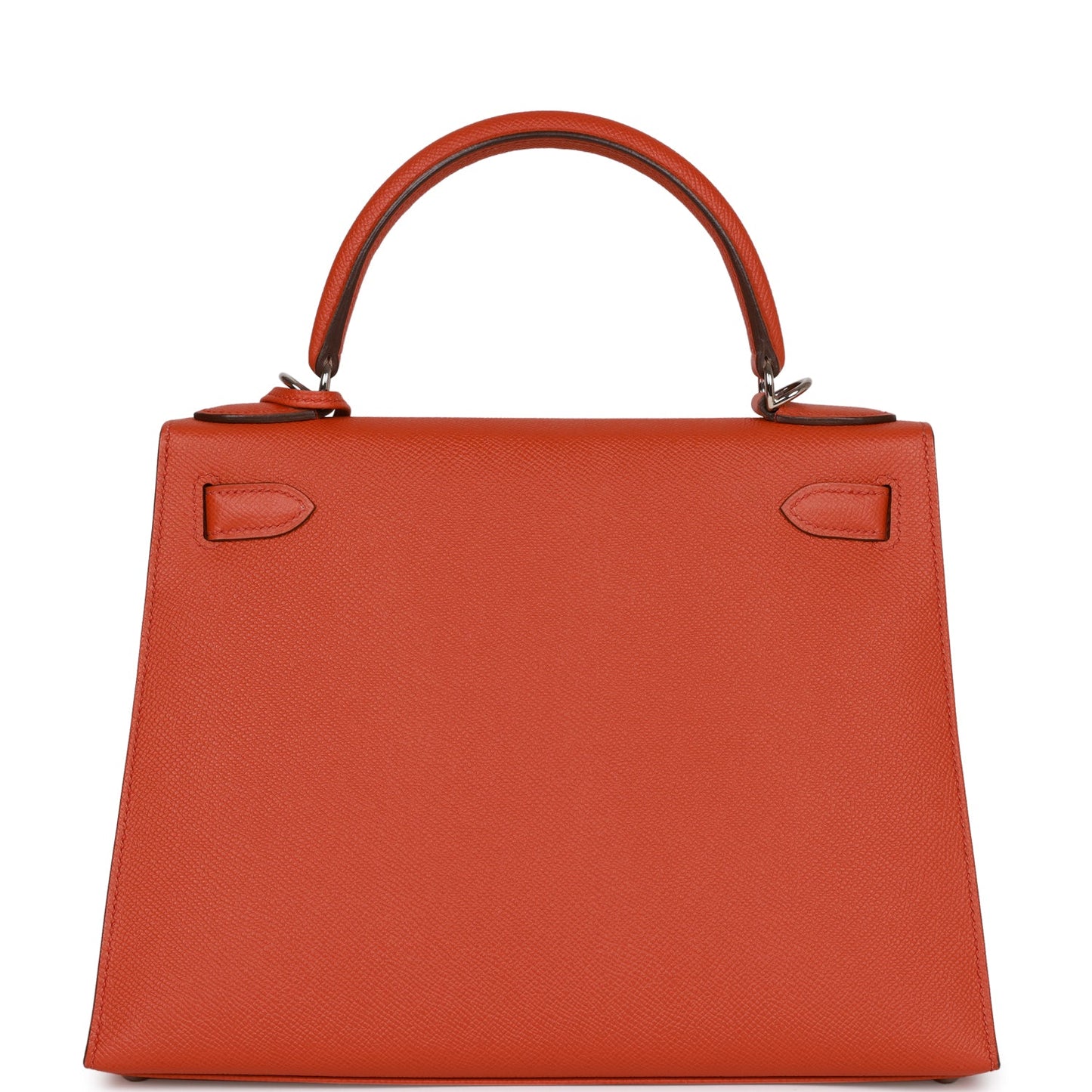 Luxury Hermes Kelly Sellier 28 Terre Battue Epsom Palladium Hardware