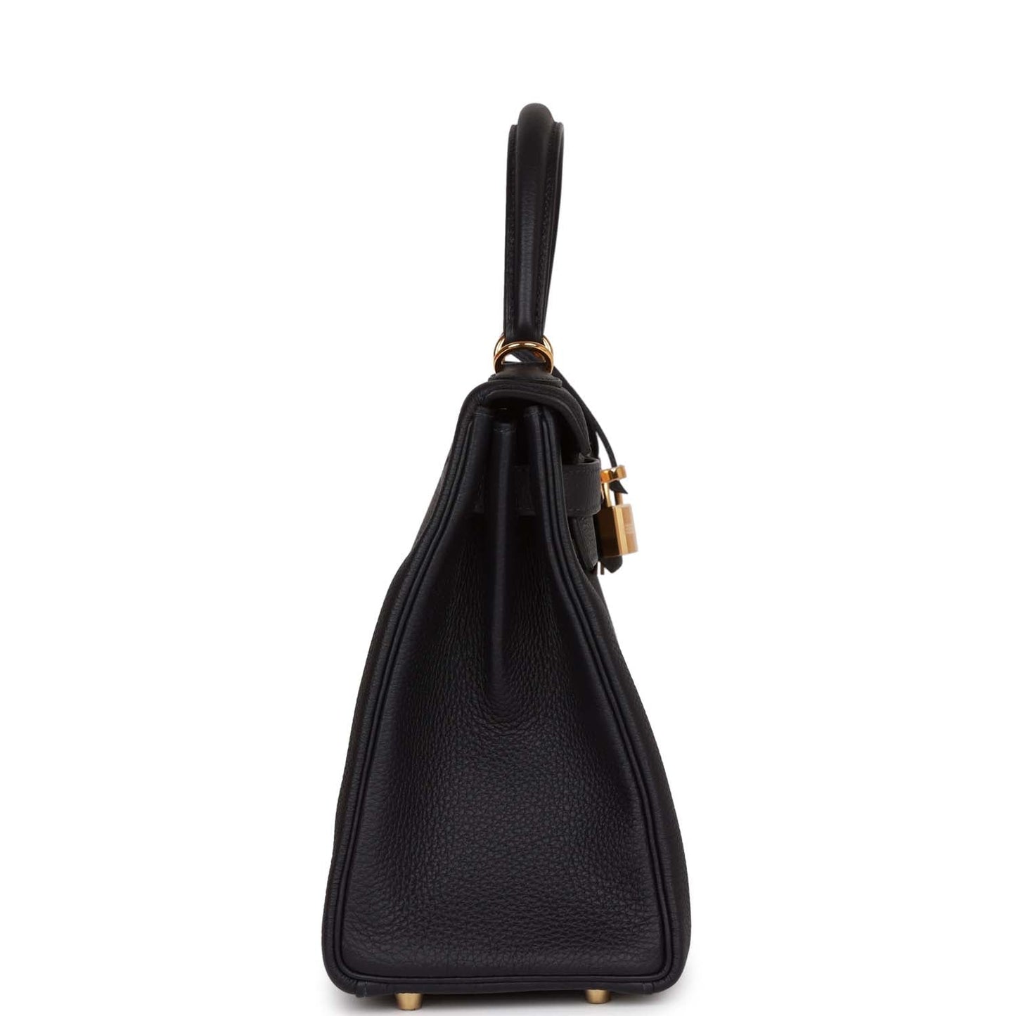 Luxury Hermes Kelly Retourne 28 Caban Togo Gold Hardware
