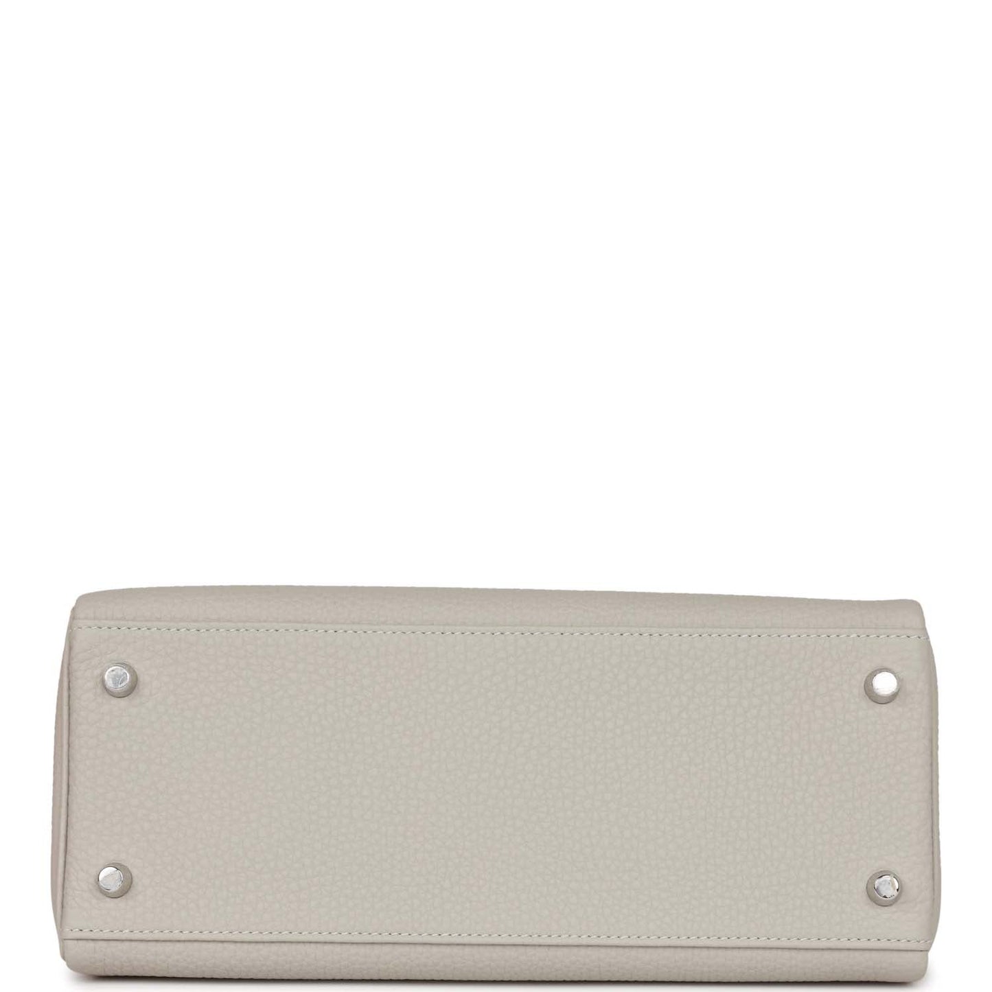 Luxury Hermes Kelly Retourne 28 Gris Perle Togo Palladium Hardware