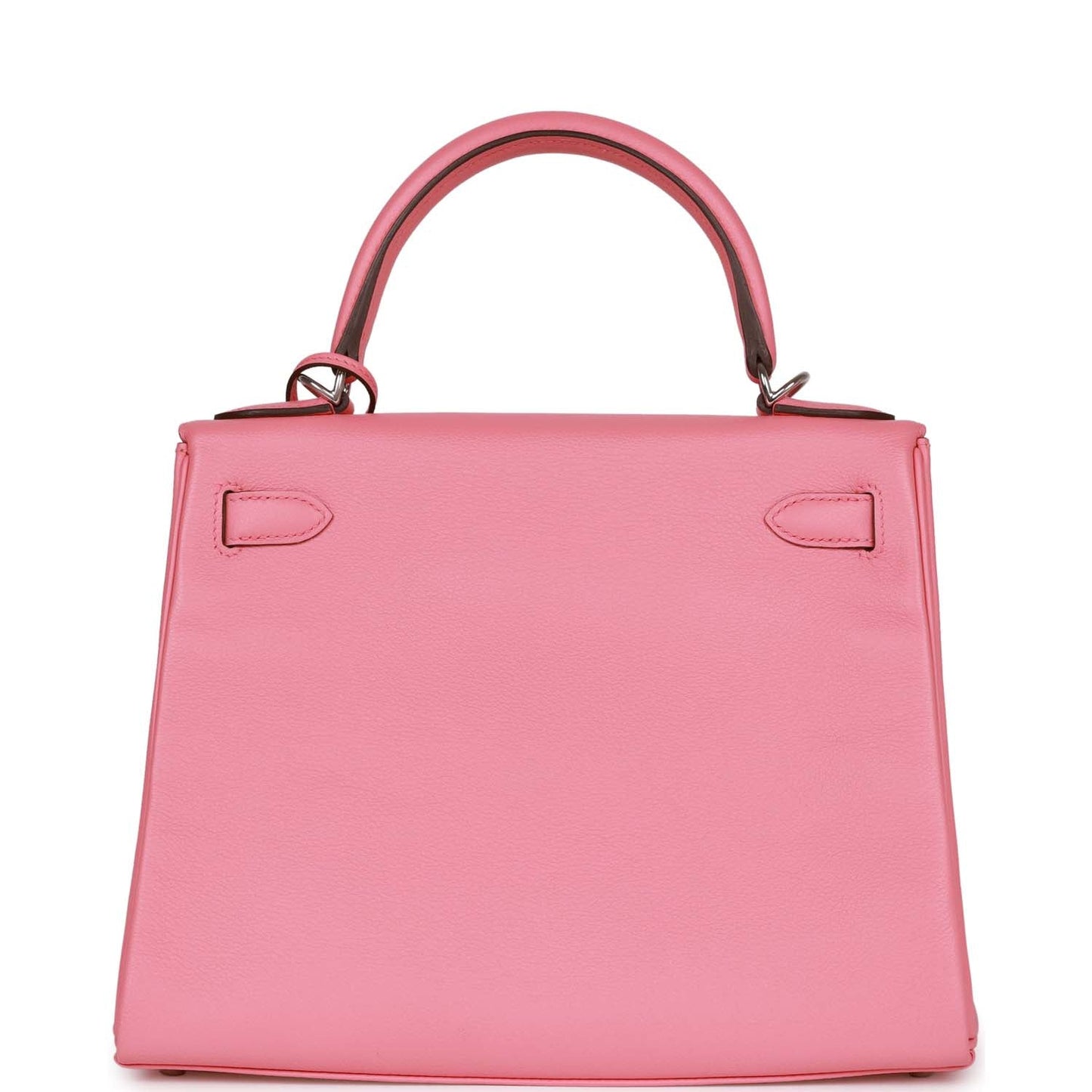 Luxury Hermes Kelly Retourne 28 Rose D'Ete Verso Evercolor Palladium Hardware