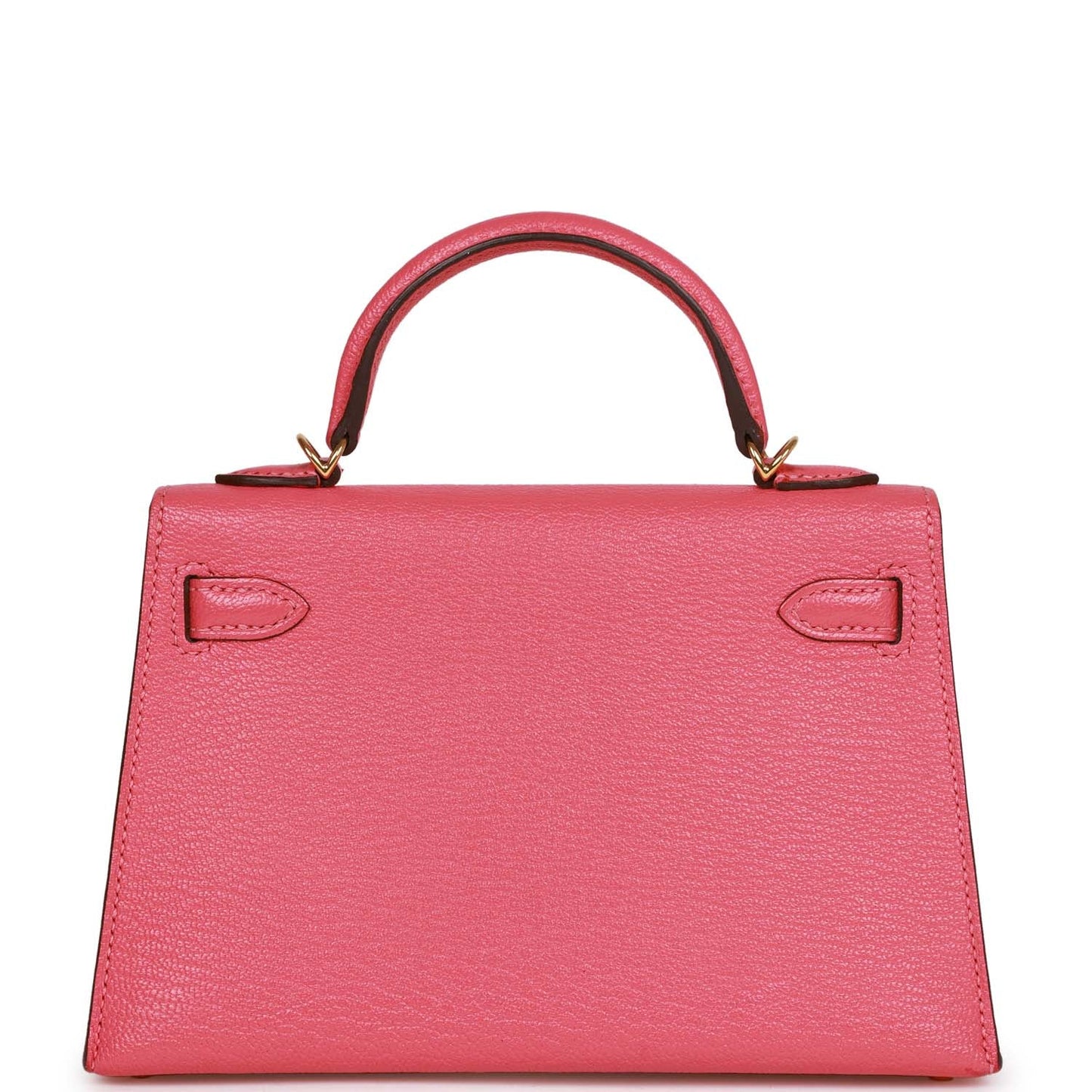 Top Quality Luxury Hermes Kelly Sellier 20 Rose Lipstick Chèvre Gold Hardware