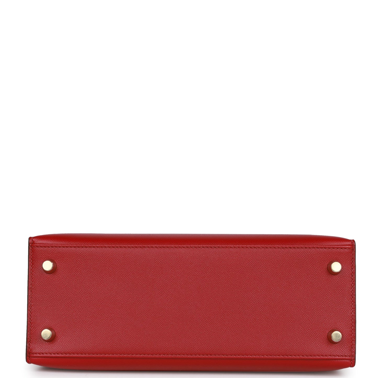 Luxury Hermes Kelly Sellier 25 Rubis Madame Gold Hardware