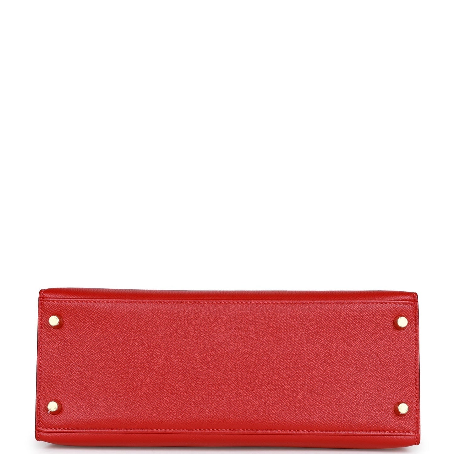 Luxury Hermes Kelly Sellier 28 Rouge Casaque Epsom Gold Hardware