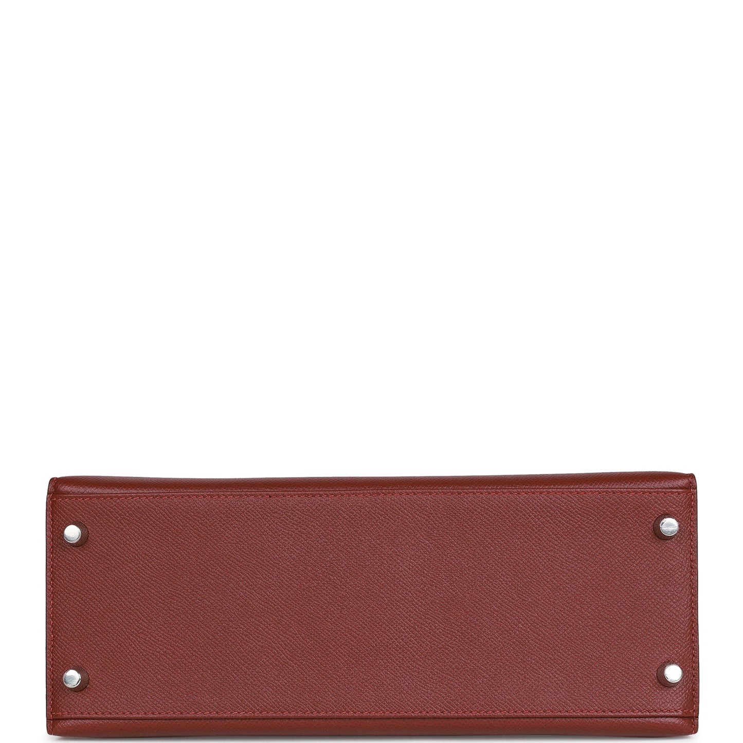 Luxury Hermes Kelly Sellier 28 Rouge H Epsom Palladium Hardware
