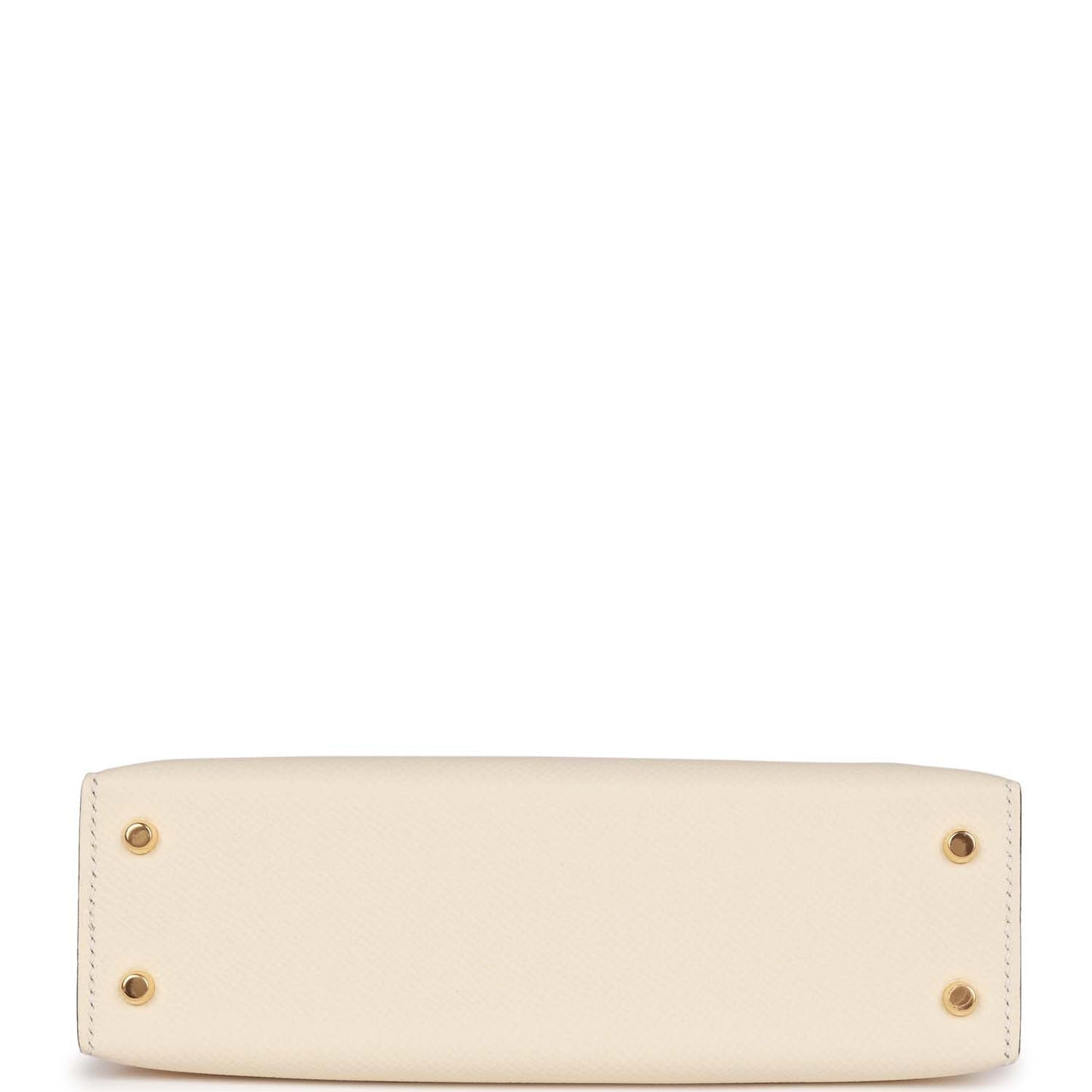 Luxury Hermes Kelly Sellier 20 Nata Epsom Gold Hardware