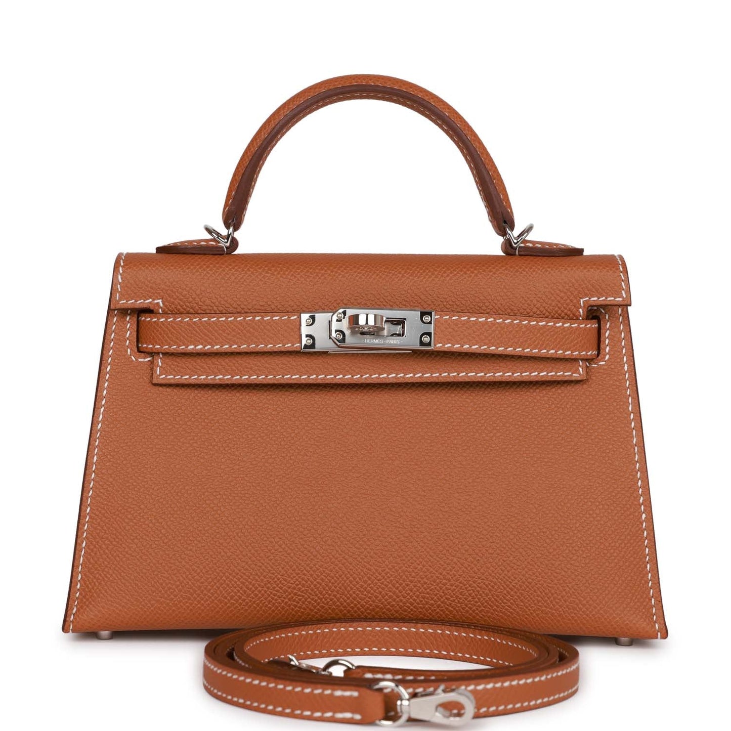 Luxury Hermes Kelly Sellier 20 Gold Epsom Palladium Hardware