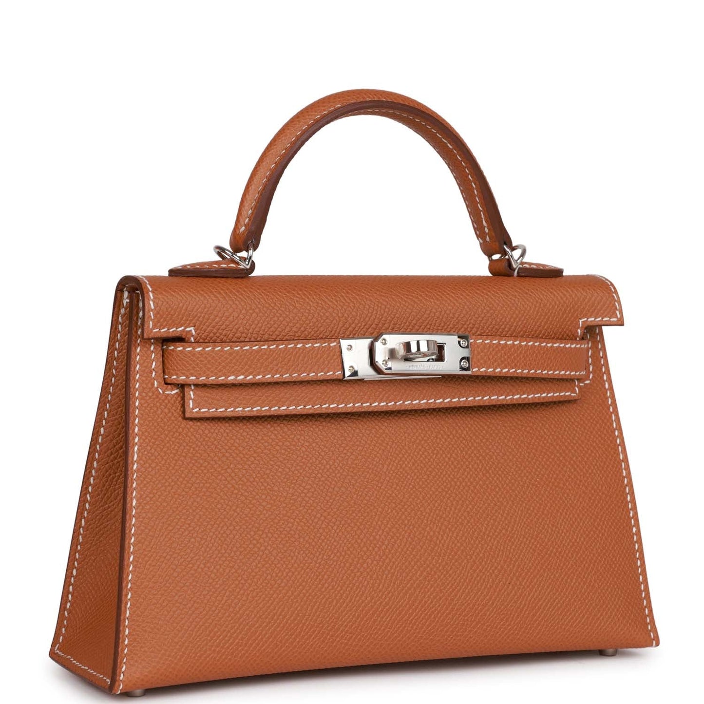 Luxury Hermes Kelly Sellier 20 Gold Epsom Palladium Hardware