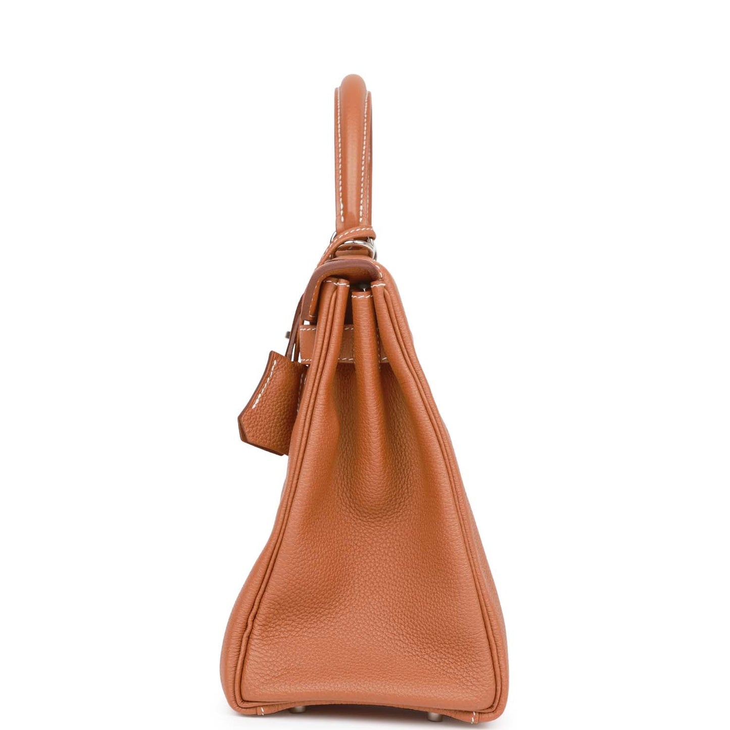 Luxury Hermes Kelly Sellier 28 Gold Togo Palladium Hardware