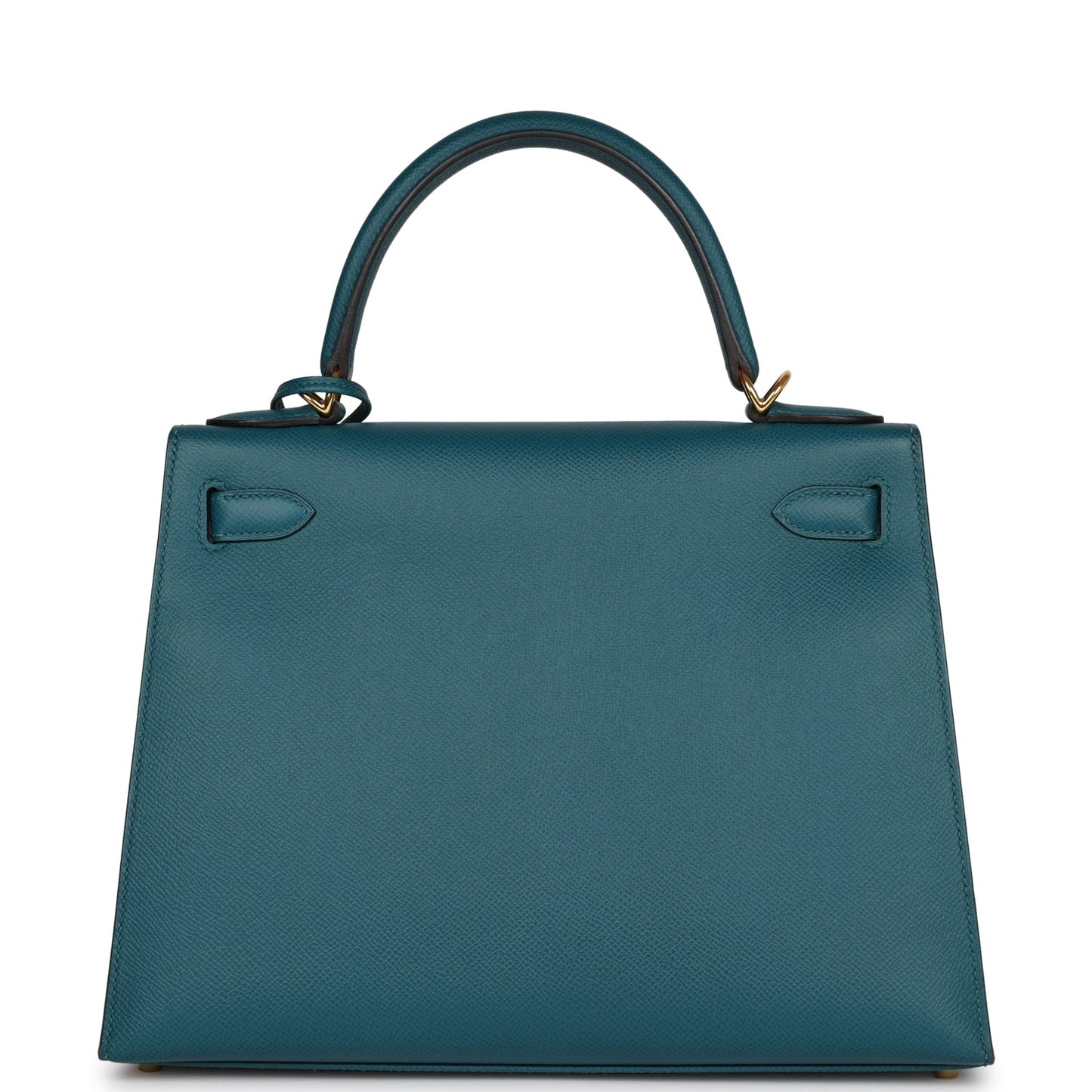 Luxury Hermes Kelly Sellier 28 Vert Bosphore Epsom Gold Hardware