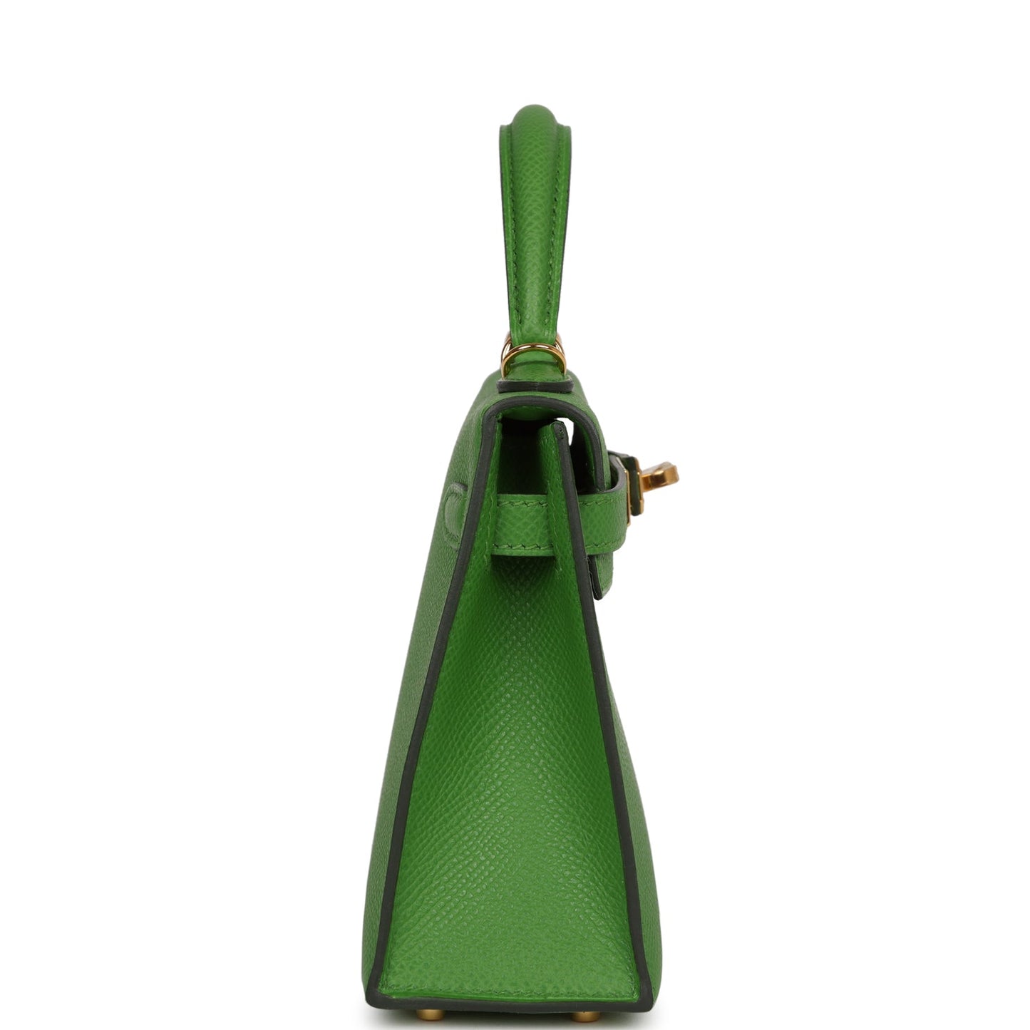 Luxury Hermes Kelly Sellier 20 Vert Yucca Epsom Gold Hardware
