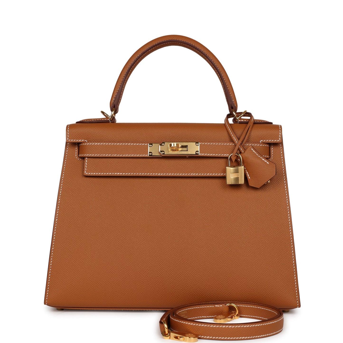 Luxury Hermes Kelly Sellier 28 Gold Epsom Gold Hardware