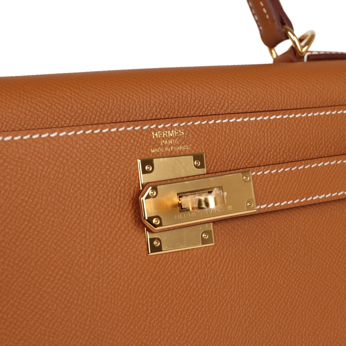 Luxury Hermes Kelly Sellier 28 Gold Epsom Gold Hardware