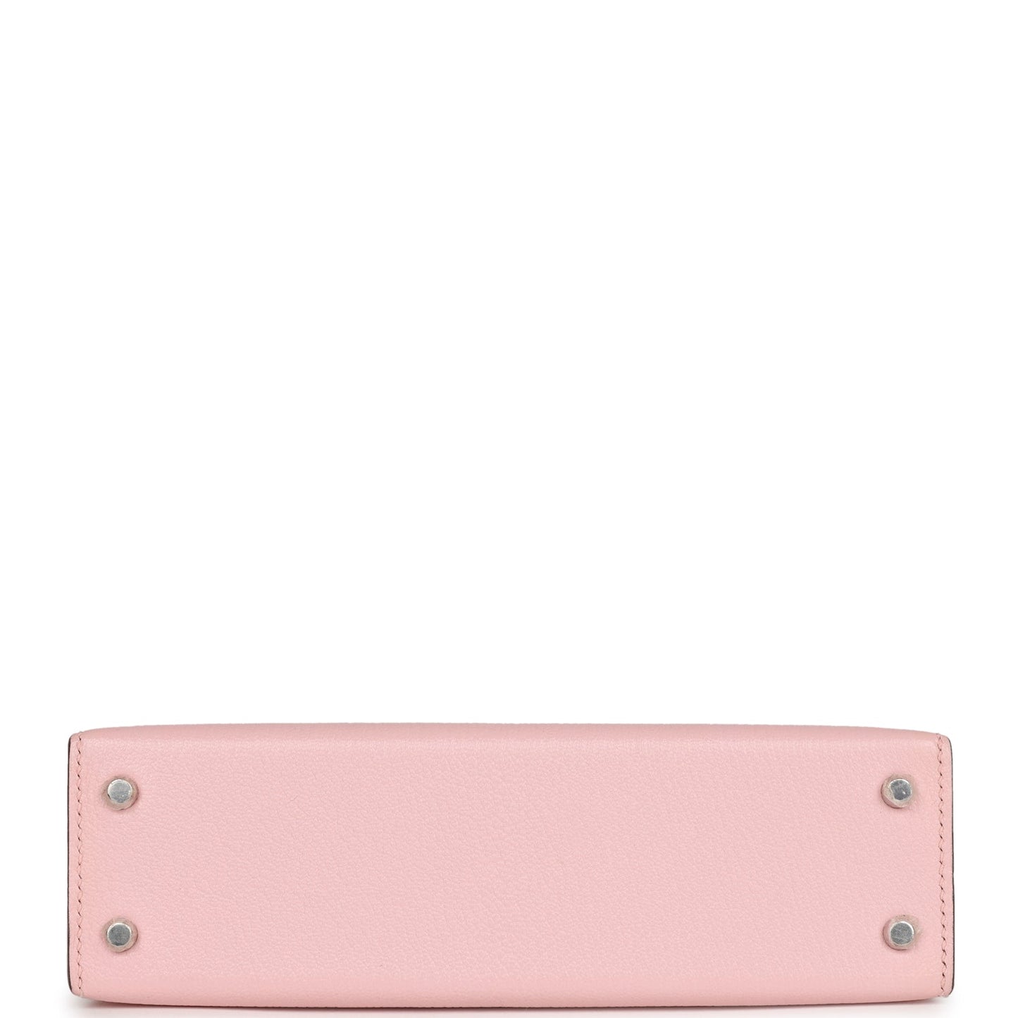 Luxury Hermes Kelly Sellier 20 Rose Sakura Chevre Palladium Hardware