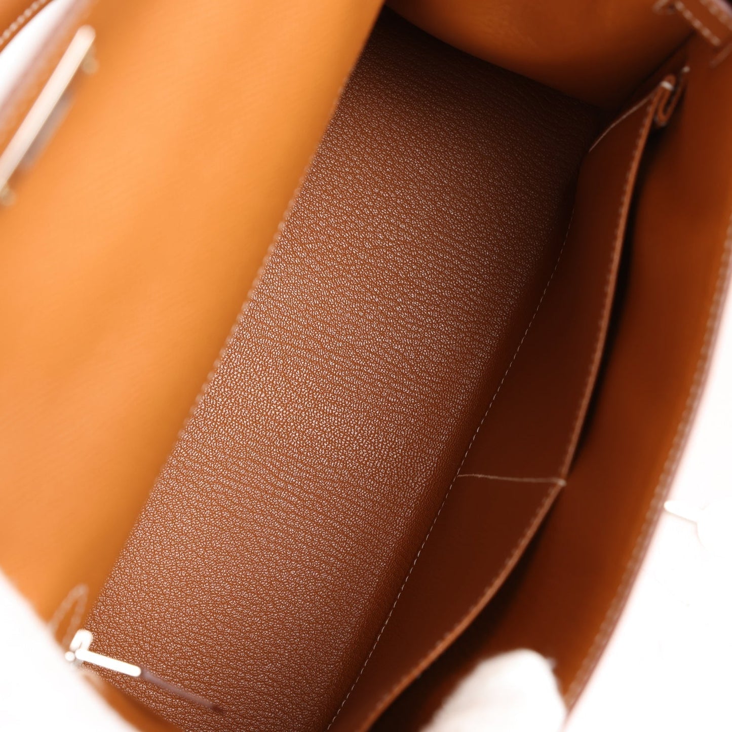 Luxury Hermes Kelly Sellier 28 Gold Epsom Palladium Hardware