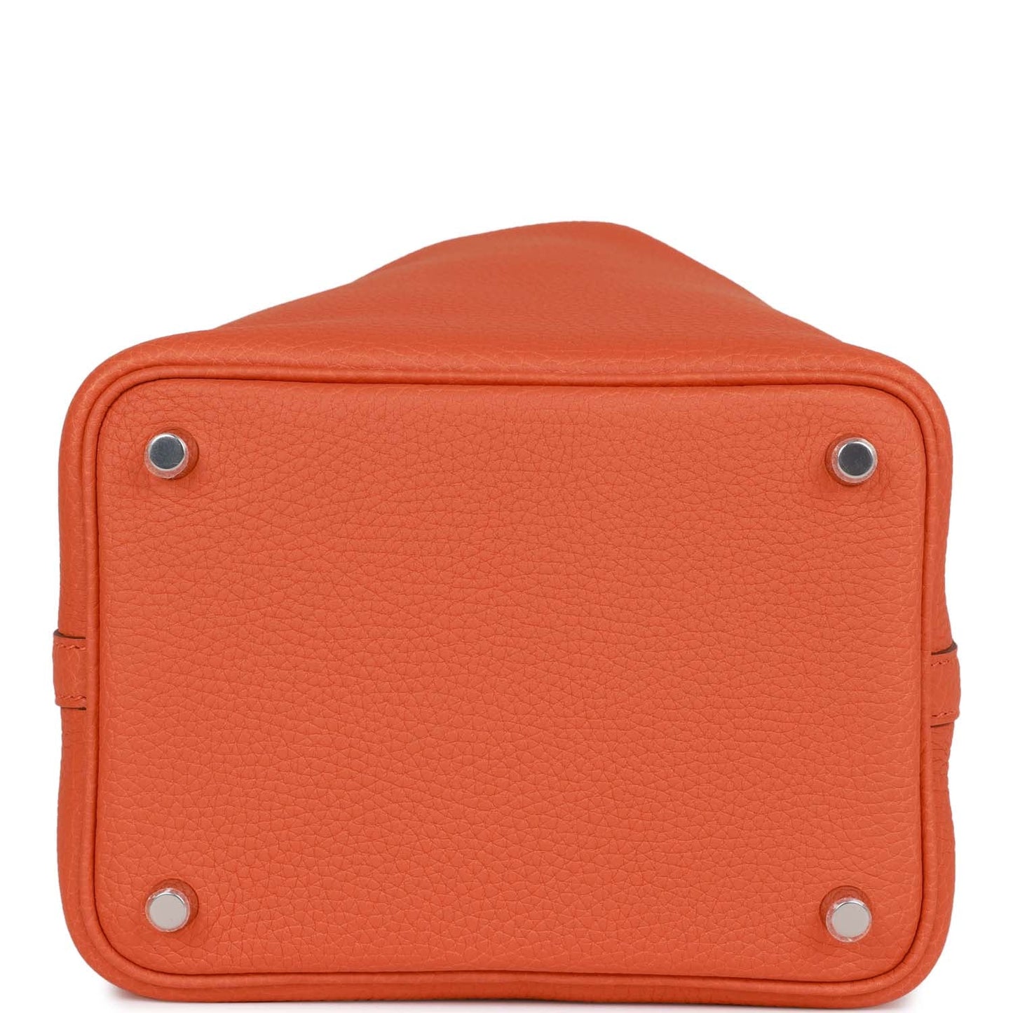 Luxury Hermes Picotin Lock 18 Orange Clemence Palladium Hardware