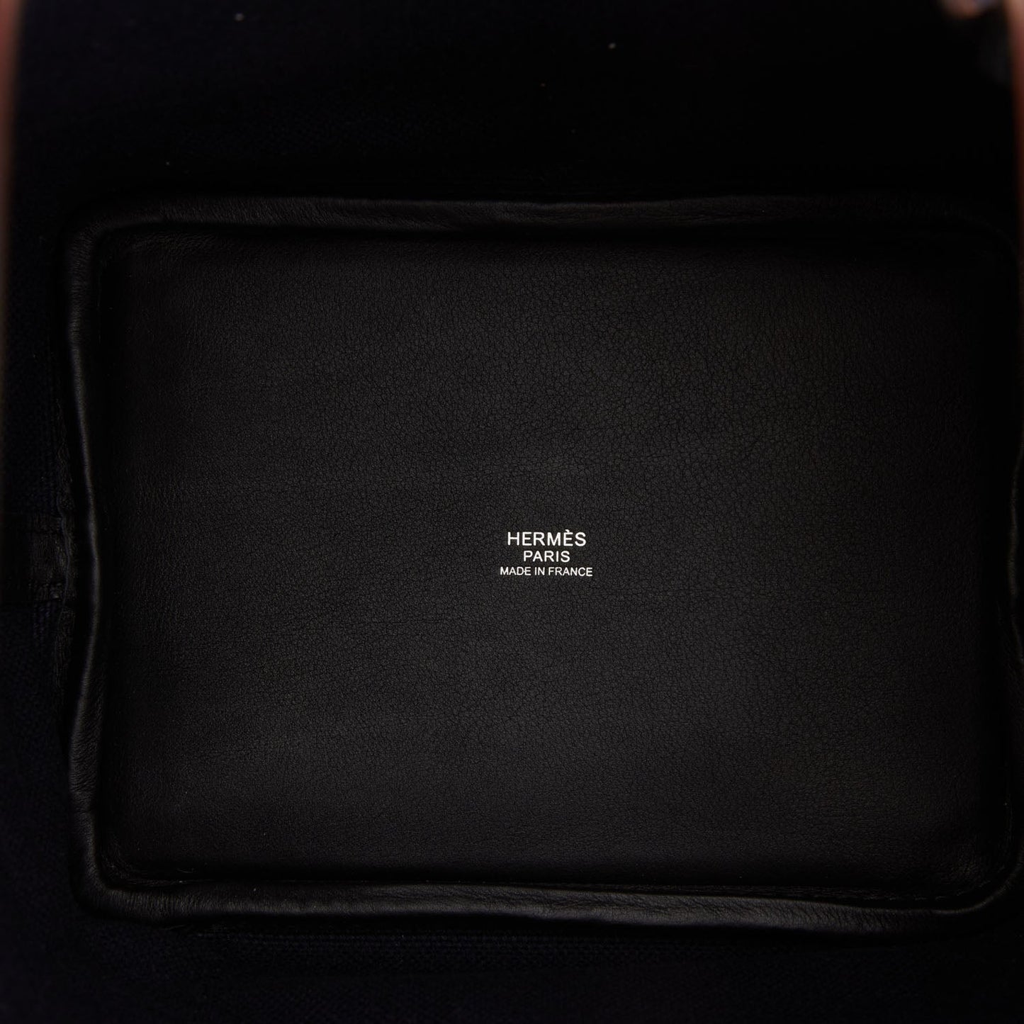Luxury Hermes Picotin Cargo 18 Bleu Marine and Black Swift and Toile Canvas Palladium Hardware