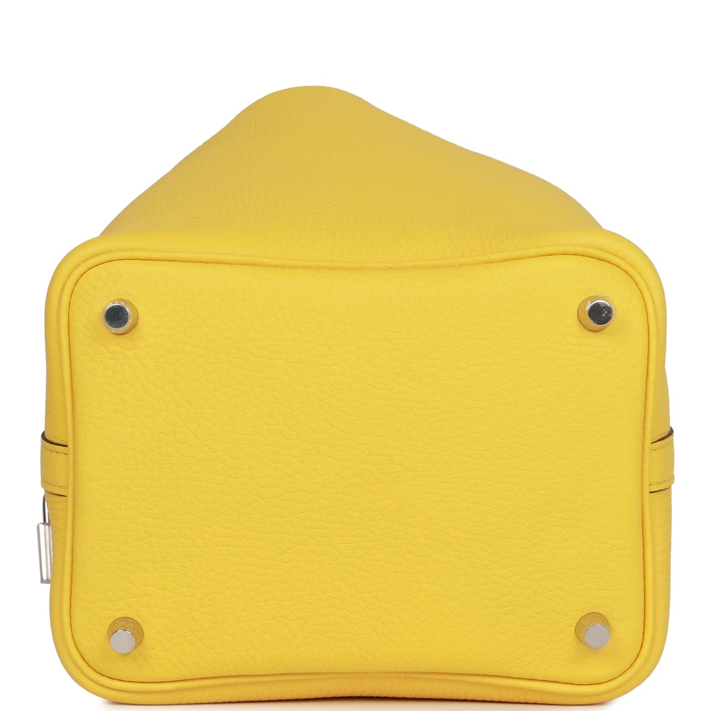 Luxury Hermes Picotin Lock 18 Jaune de Naples Clemence Palladium Hardware