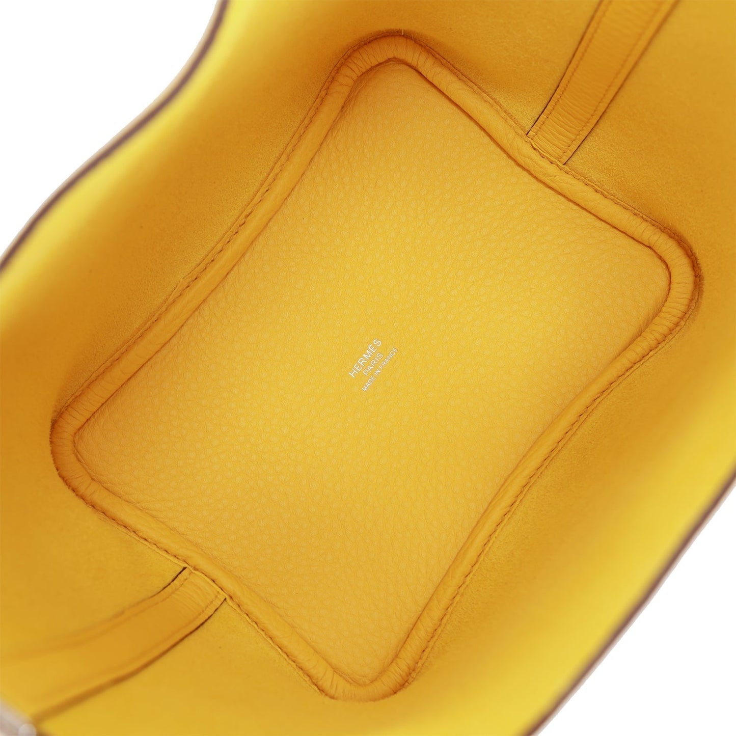 Luxury Hermes Picotin Lock 18 Jaune de Naples Clemence Palladium Hardware