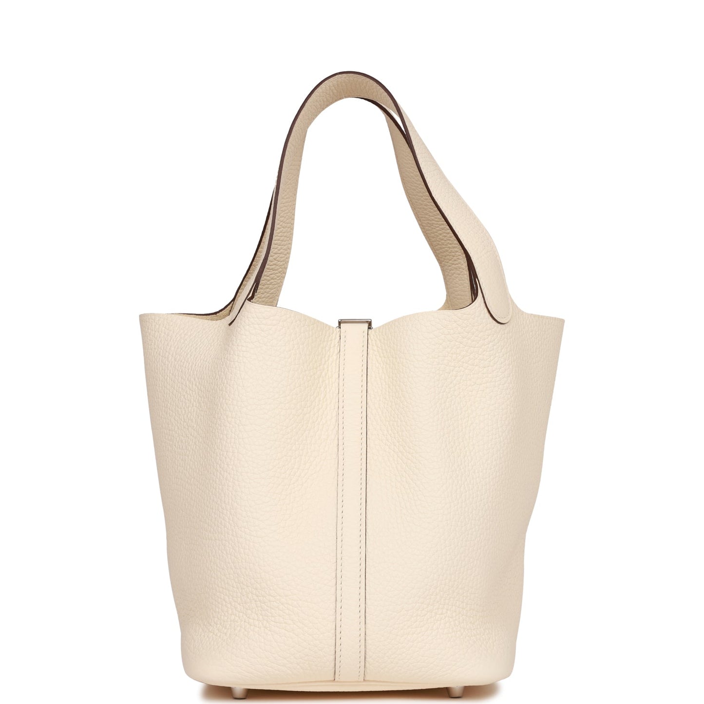 Luxury Hermes Picotin Lock 22 Nata Clemence Palladium Hardware