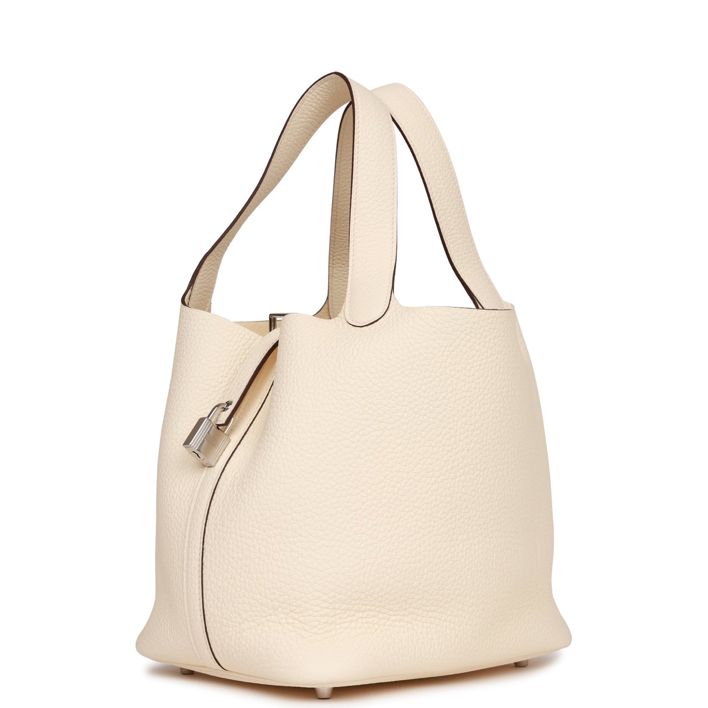 Luxury Hermes Picotin Lock 22 Nata Clemence Palladium Hardware
