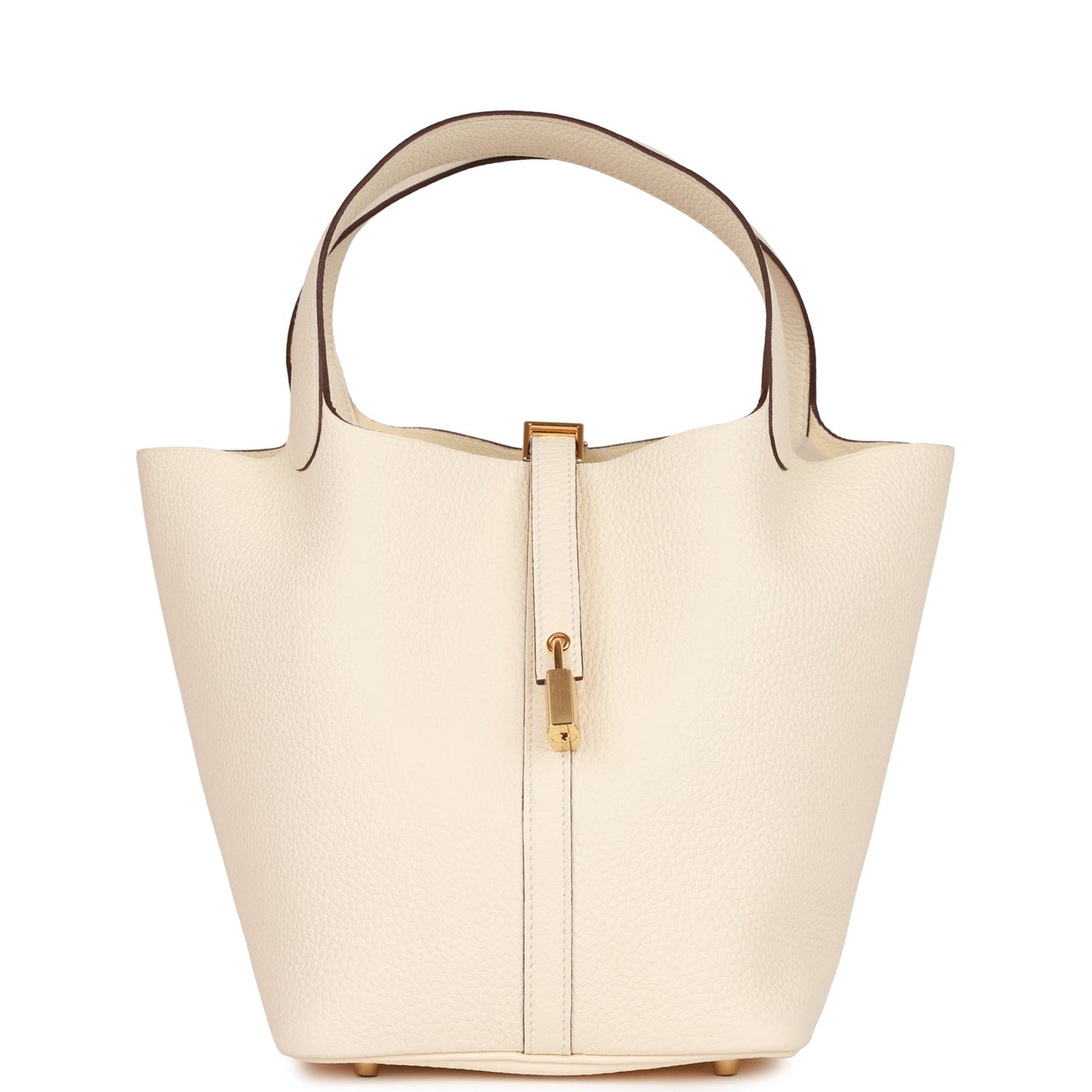 Luxury Hermes Picotin Lock 22 Nata Clemence Gold Hardware