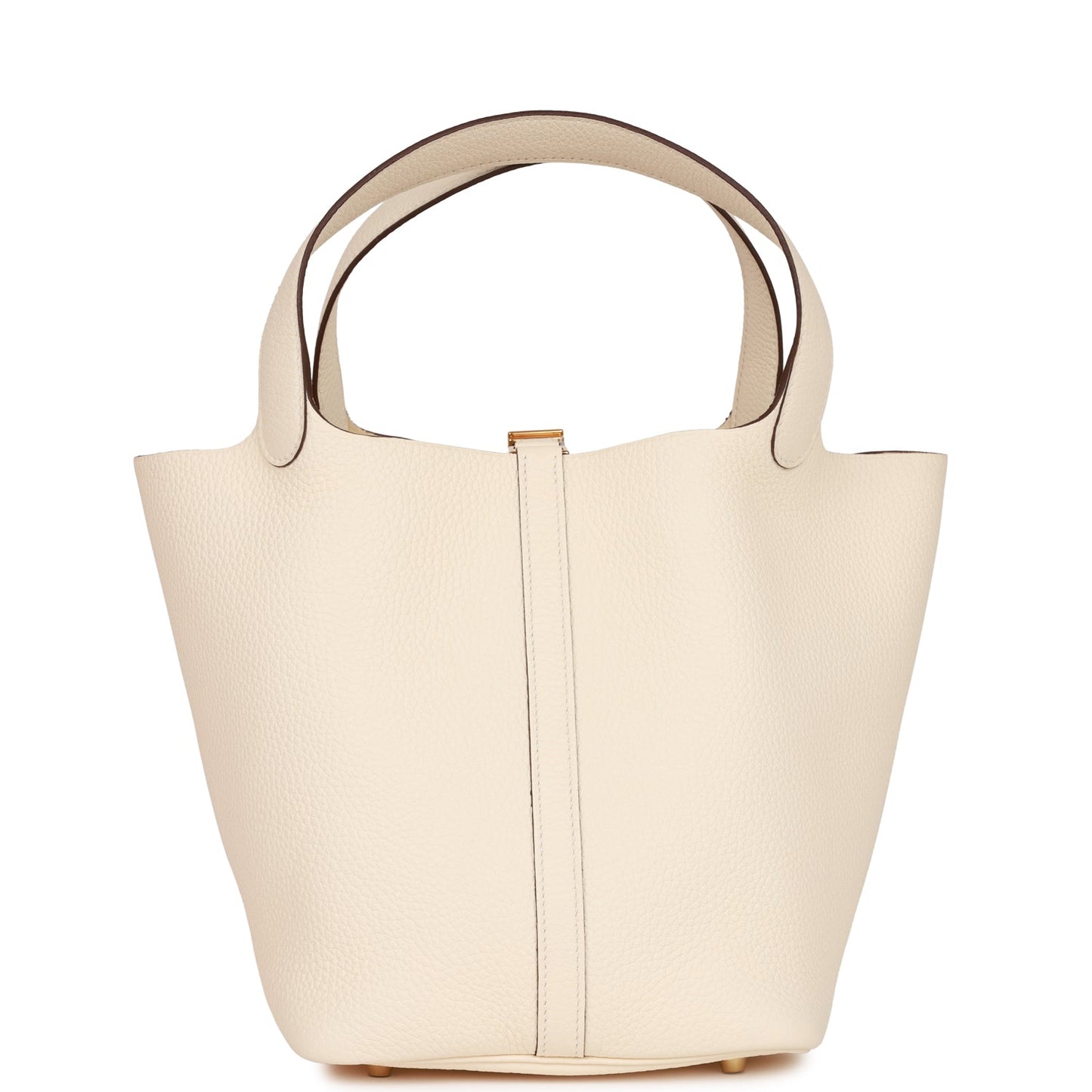 Luxury Hermes Picotin Lock 22 Nata Clemence Gold Hardware