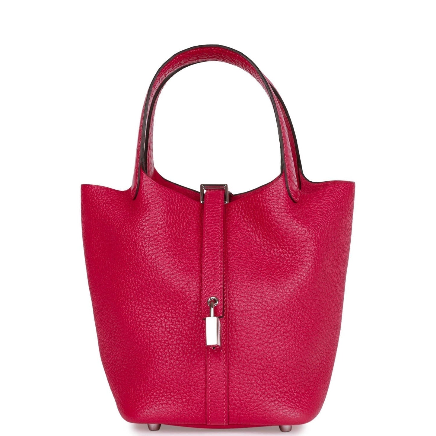 Luxury Hermes Picotin Lock 18 Framboise Clemence and Matte Alligator Touch Palladium Hardware