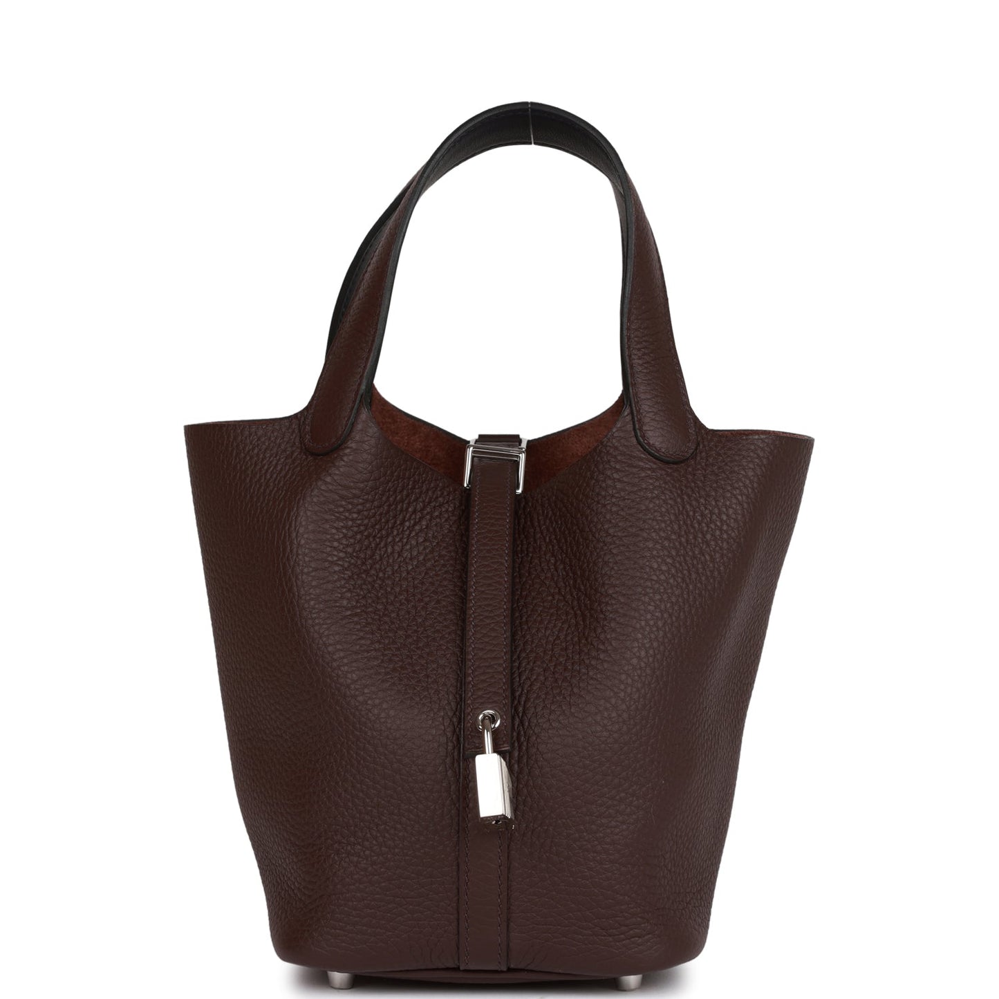 Luxury Hermes Eclat Picotin Lock 18 Rouge Sellier Clemence Palladium Hardware