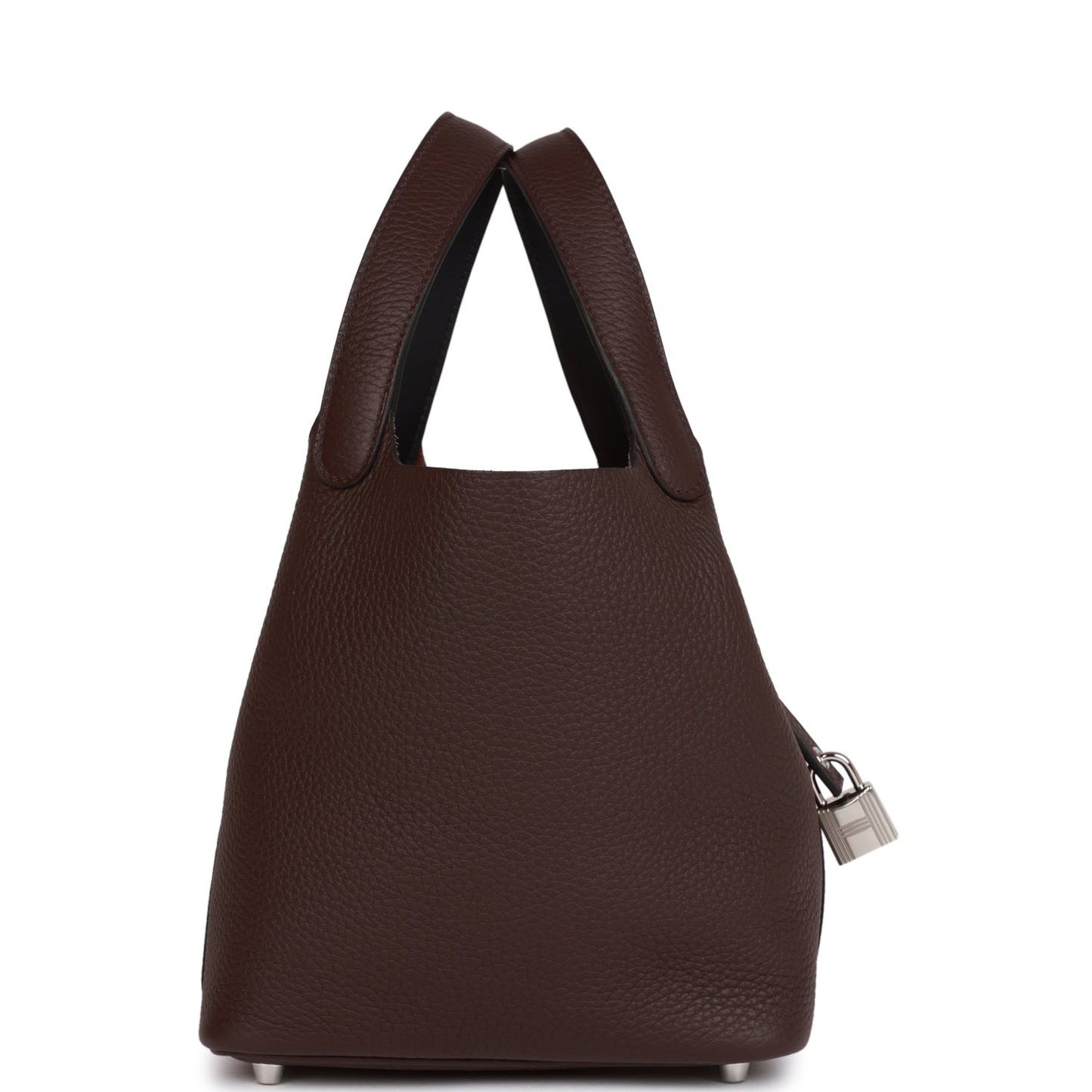 Luxury Hermes Eclat Picotin Lock 18 Rouge Sellier Clemence Palladium Hardware