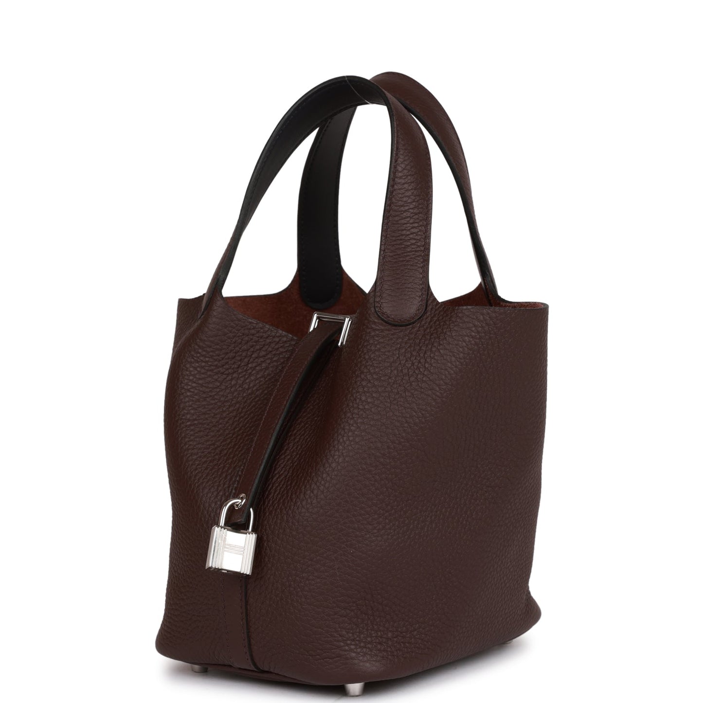 Luxury Hermes Eclat Picotin Lock 18 Rouge Sellier Clemence Palladium Hardware