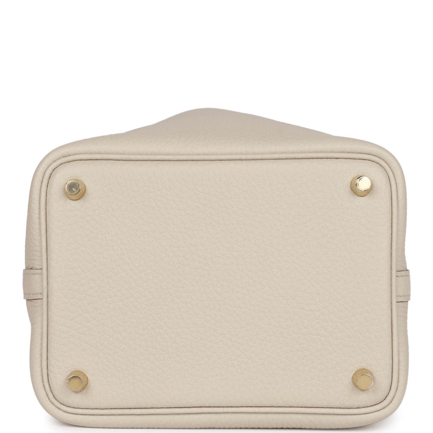 Luxury Hermes Picotin Lock 18 Beton Matte Alligator and Clemence Touch Gold Hardware