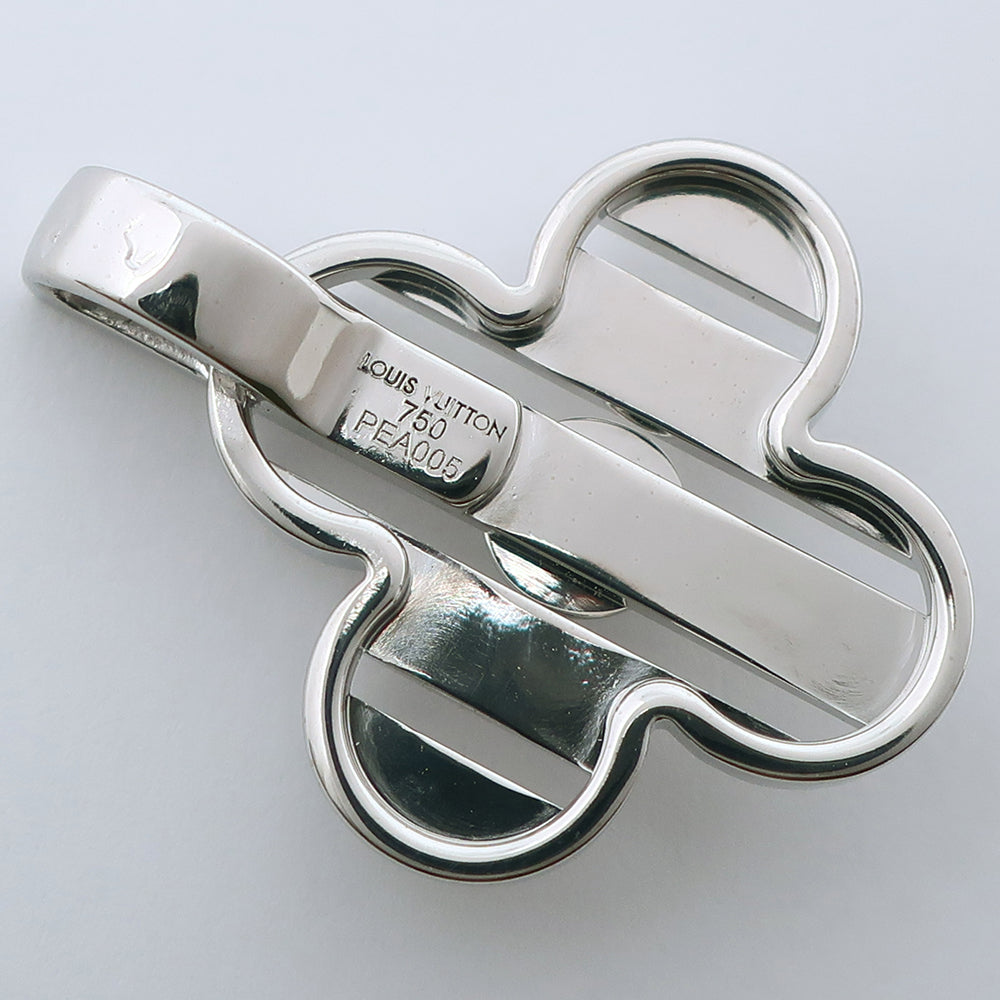 Louis Vuitton K18 White Gold Pendant Top