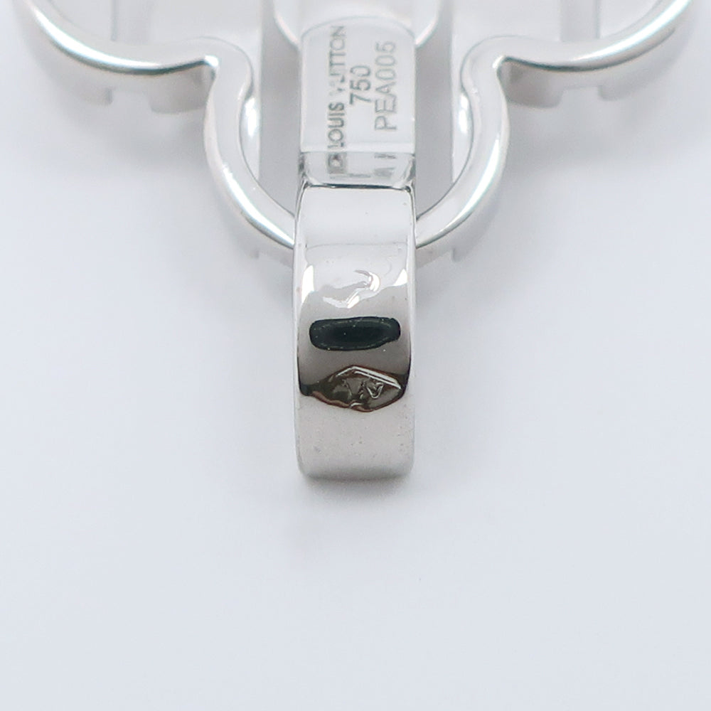 Louis Vuitton K18 White Gold Pendant Top