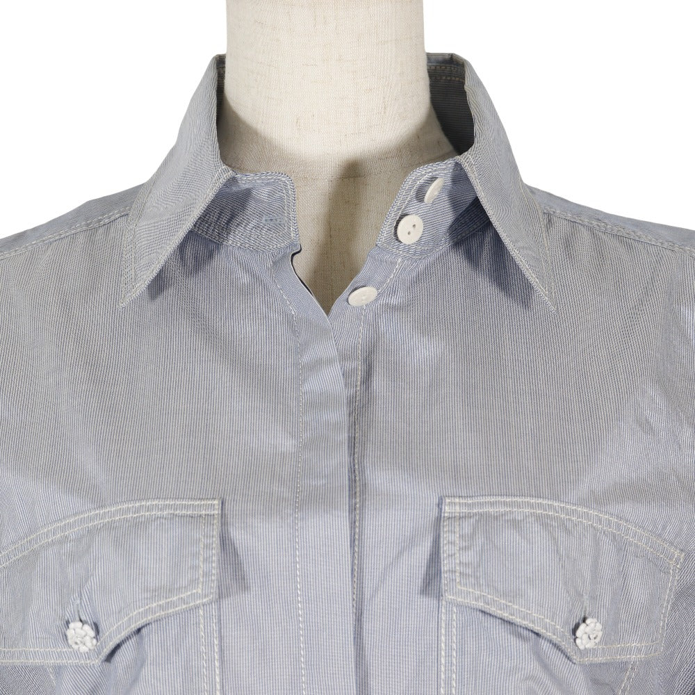 Chanel Silk Short Sleeve Shirt