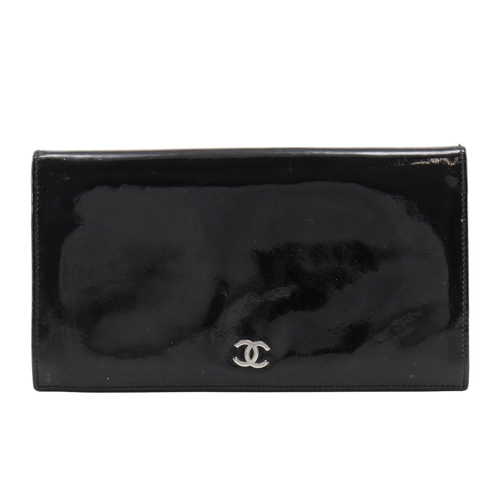Chanel Coco Mark Patent Leather Wallet