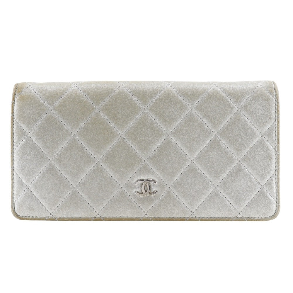 Chanel Matelasse Lambskin Long Wallet