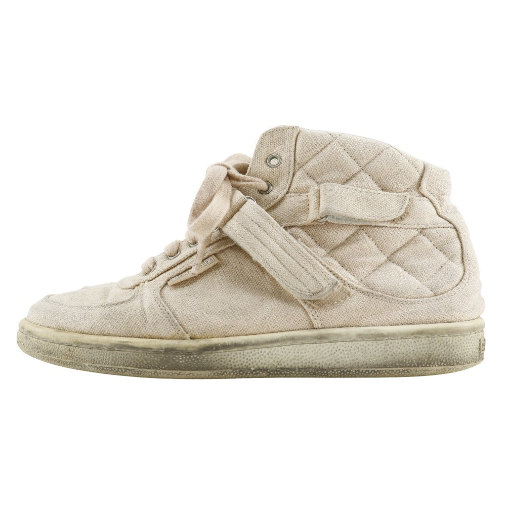 Chanel Canvas High-Top Sneakers G24838