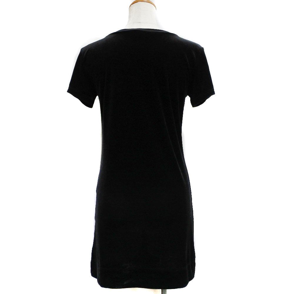 Luxury Gucci Trending 2025 Velour Interlocking G Dress Black