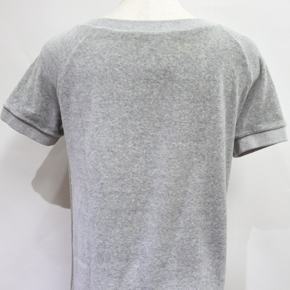 Luxury Gucci Trending 2025 Velour Side Line Dress Gray