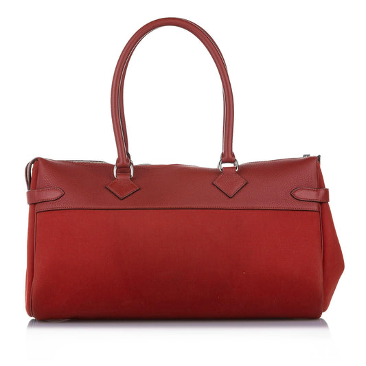 Luxury Hermes Atlas Canvas Shoulder Bag (SHG-37653)
