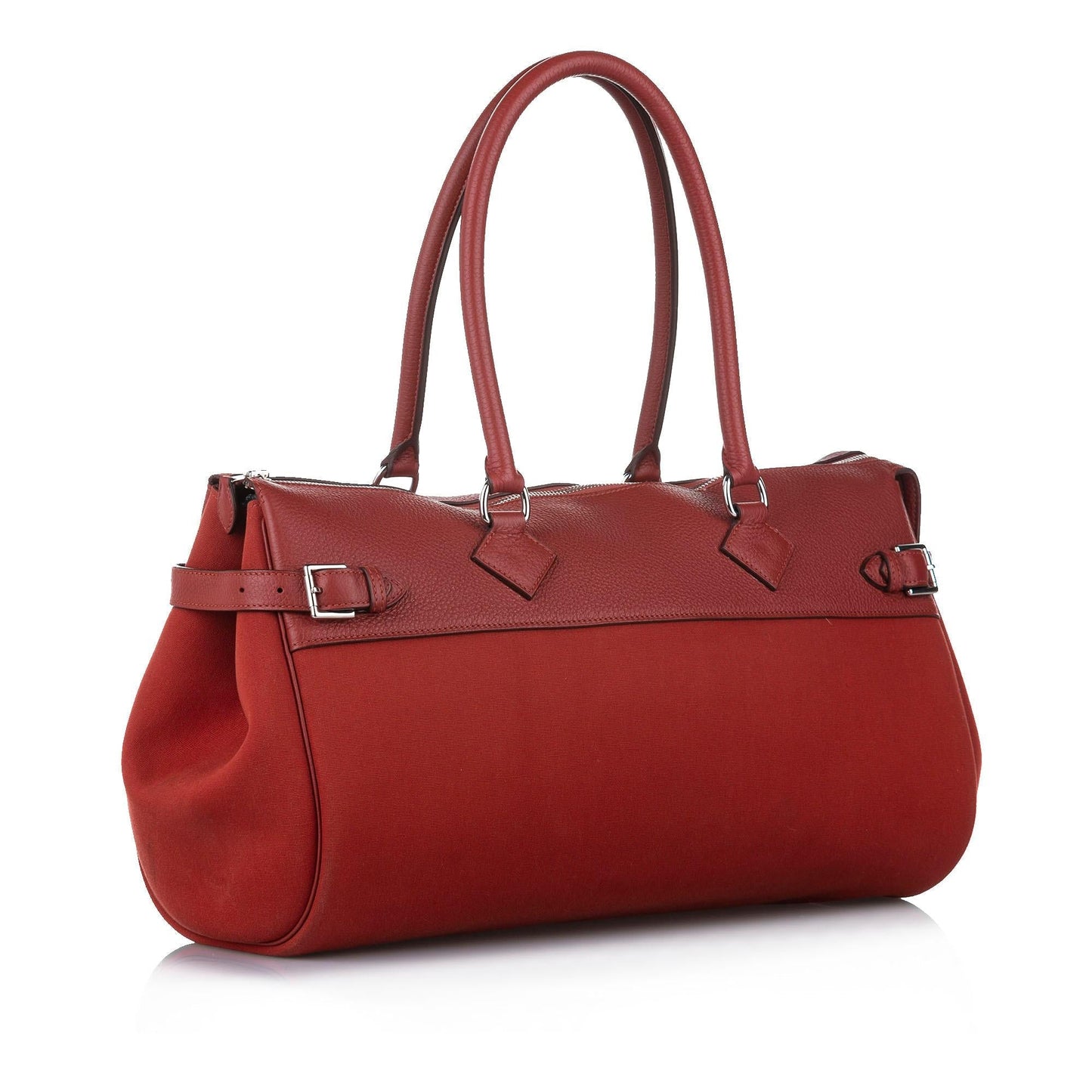 Luxury Hermes Atlas Canvas Shoulder Bag (SHG-37653)