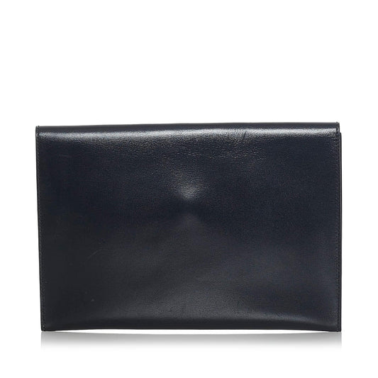 Luxury Hermes Box Pochette Cadena Clutch Bag (SHG-36223)