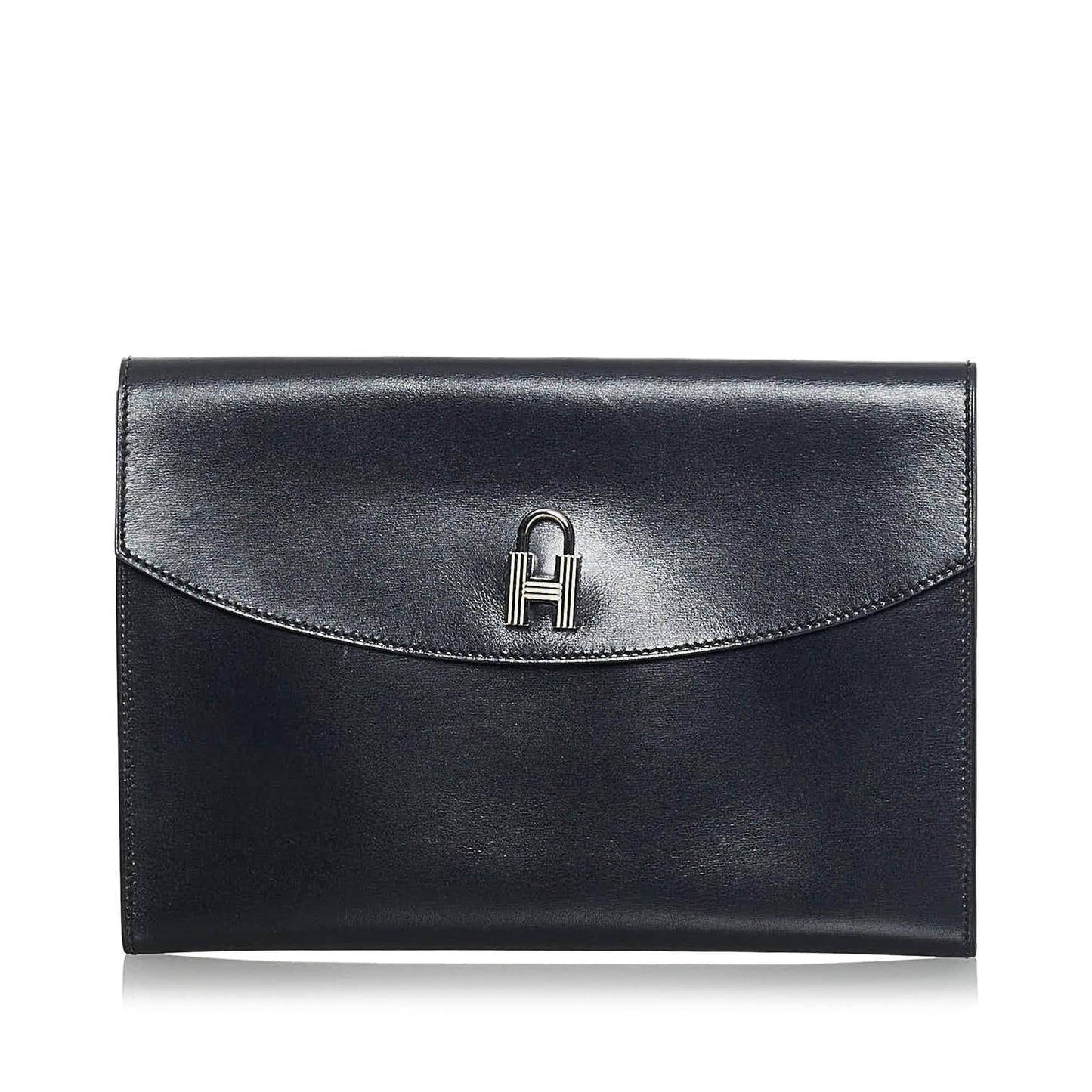 Luxury Hermes Box Pochette Cadena Clutch Bag (SHG-36223)