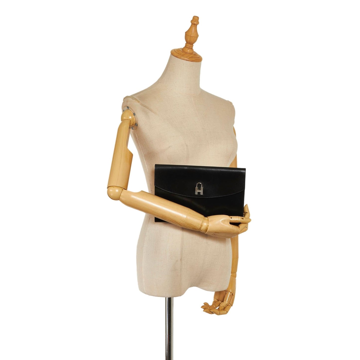 Luxury Hermes Box Pochette Cadena Clutch Bag (SHG-36223)