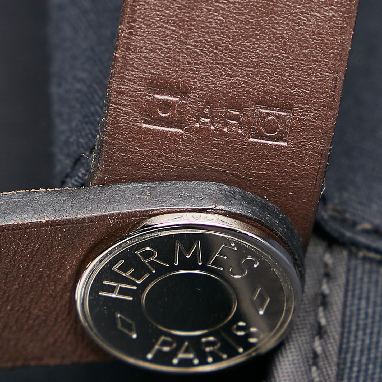 Luxury Hermes Cabag Elan Canvas Satchel (SHG-32221)