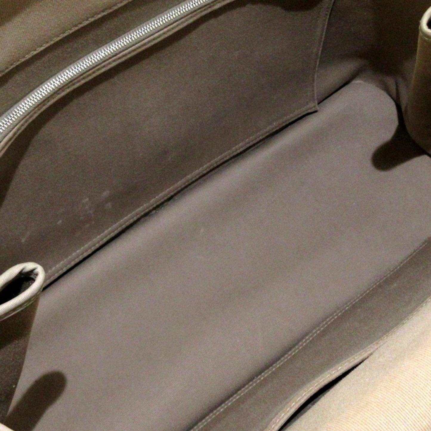 Luxury Hermes Cabag Elan Canvas Satchel (SHG-36440)