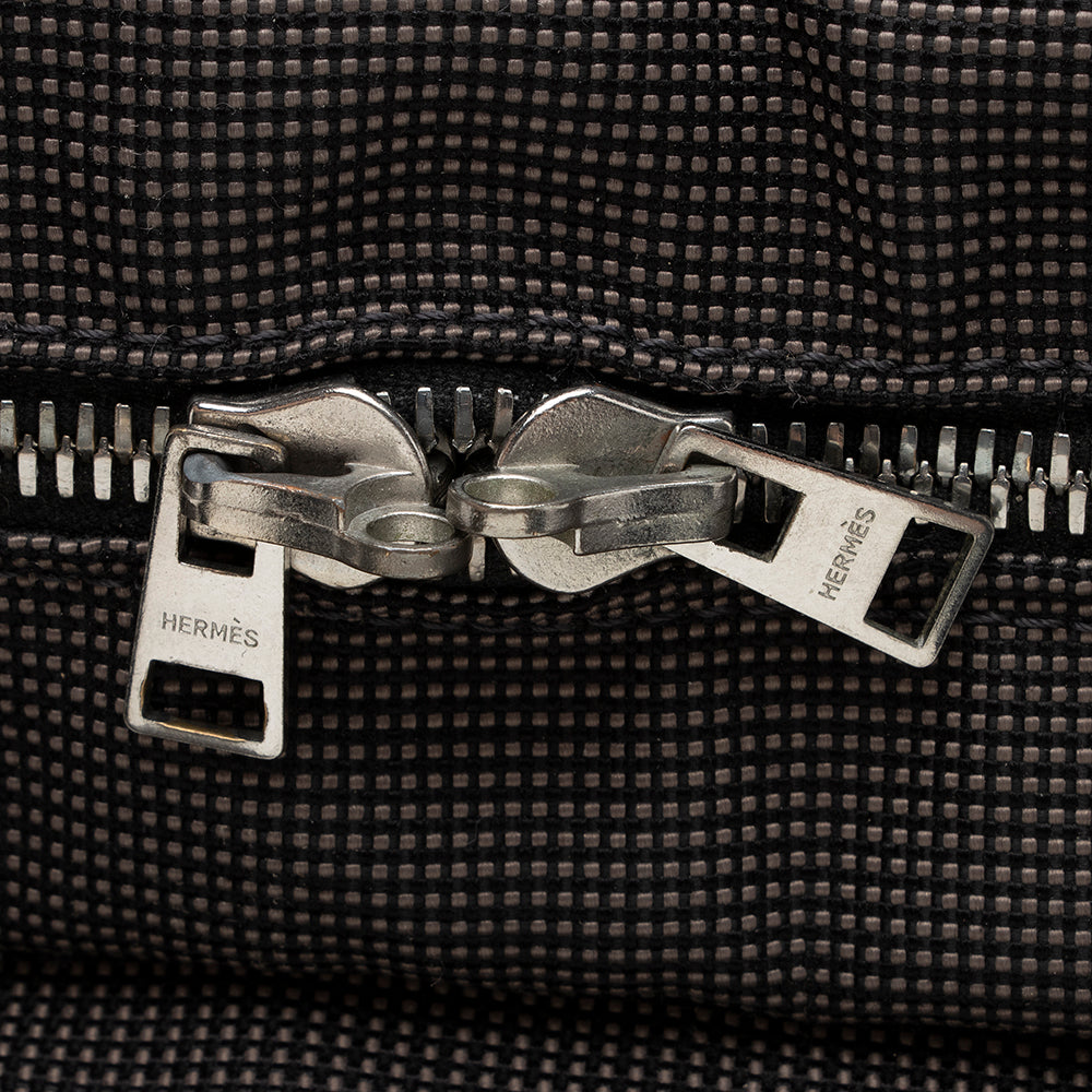 Luxury Hermes Canvas Herline MM Tote (SHF-15379)