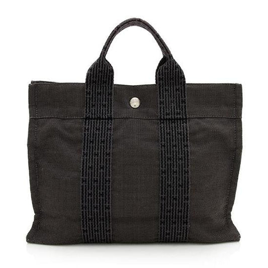 Luxury Hermes Canvas Herline PM Tote