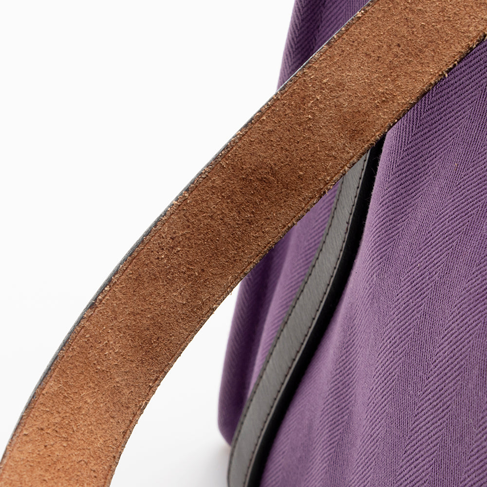 Luxury Hermes Canvas Leather Cabalicol Tote (SHF-21627)